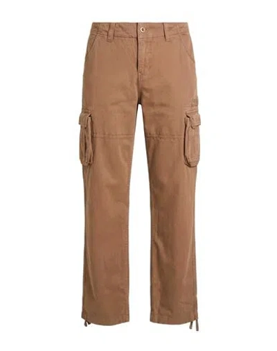 Alpha Industries Man Pants Taupe Size 36 Cotton In Neutral