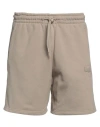 Alpha Industries Man Shorts & Bermuda Shorts Khaki Size L Cotton, Polyester In Beige