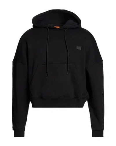 Alpha Industries Man Sweatshirt Black Size L Cotton, Polyester