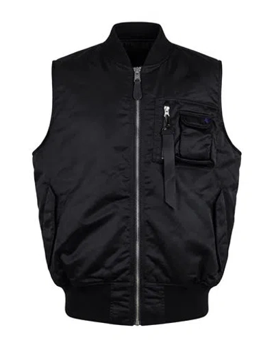 Alpha Industries Man Vest Black Size M Nylon