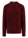Alpha Industries Marled Sweater In Red