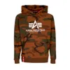 Alpha Industries Men's Basic Hoodie Burned Camo In Burned Camo