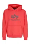 Alpha Industries Men's Basic Hoodie Tadiant Red In Red