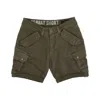 Alpha Industries Men's Combat Short Pants Dark Olive In Dark Olive