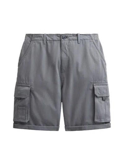 Alpha Industries Men's Crew Cotton Cargo Shorts In Aircraft Gray