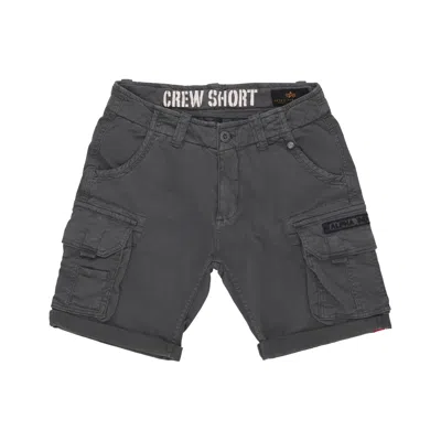 Alpha Industries Men's Crew Short Trousers Vintage Grey