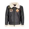 Alpha Industries Men's Jacket B3 Fl Custom Black In Black