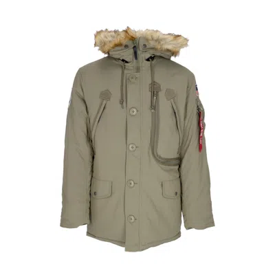 Alpha Industries Men's Long Jacket Polar Jacket Stratos