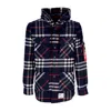Alpha Industries Men's Long Sleeve Hooded Shirt 45 P Hooded Rep. Blue In Rep. Blue