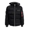 Alpha Industries Men's Puffer Cord Jacket Black In Black
