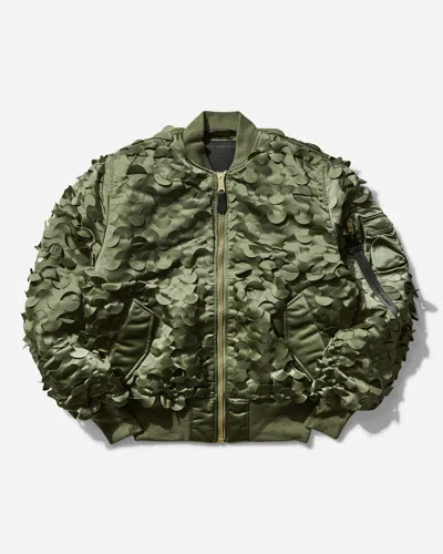 Alpha Industries Men S Uv Ma-1 Ulcans Flight Jacket Sage In Green