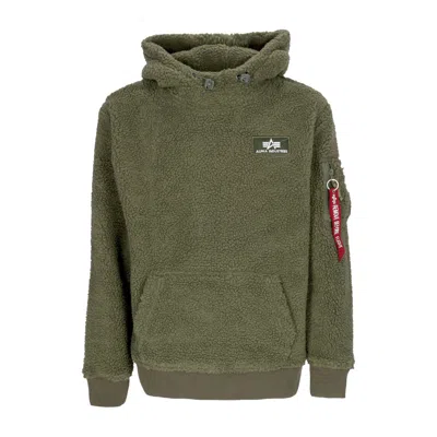 Alpha Industries Men's Teddy Hoodie Sage Green