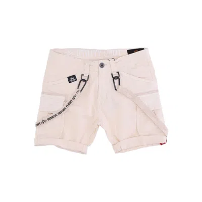 Alpha Industries Men's Utility Short Pants Jet Stream White