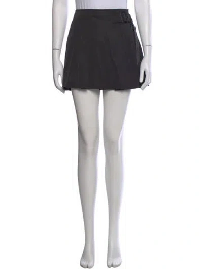 Pre-owned Alpha Industries Mini Skirt In Gray