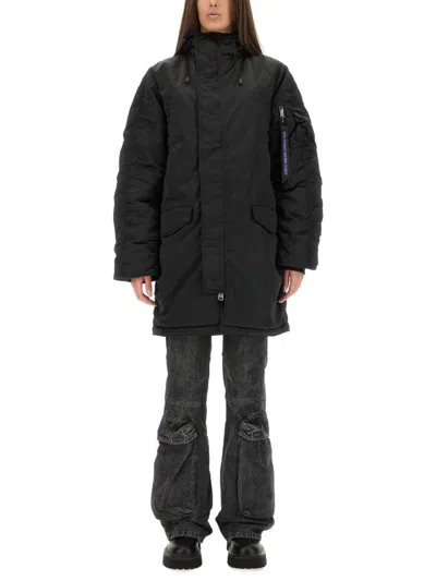 Alpha Industries N-3b" Long Bomber Jacket