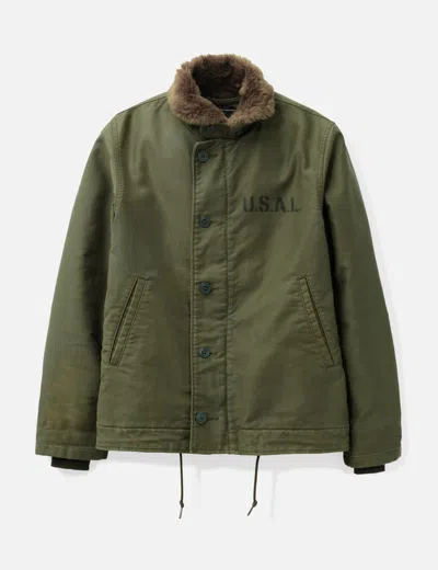 Alpha Industries N1 Deck Jacket In Green
