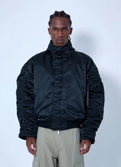 Alpha Industries N-2b Base Uv Oversized Winter Jacket In Black