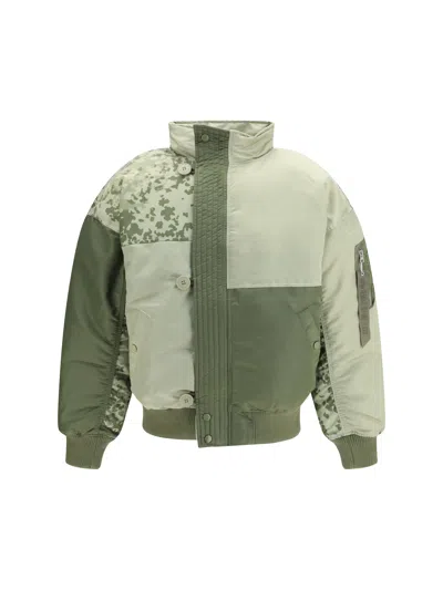 Alpha Industries N-2b Colorblock Mod Bomber Jacket In Multi