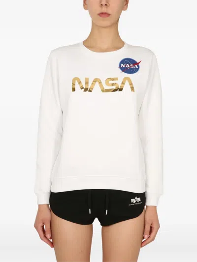 ALPHA INDUSTRIES NASA-LOGO SWEATSHIRT