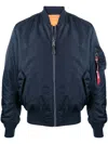 Alpha Industries Jacket  Woman Color Blue In Navy Blue