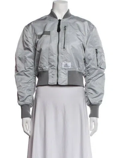 Pre-owned Alpha Industries Nylon Bomber Jacket In Multicolor
