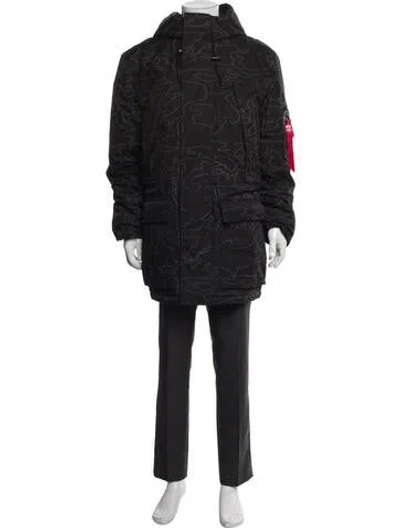 Pre-owned Alpha Industries Parka In Gray