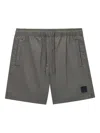 Alpha Industries Patch-detail Side-pocket Shorts In Black
