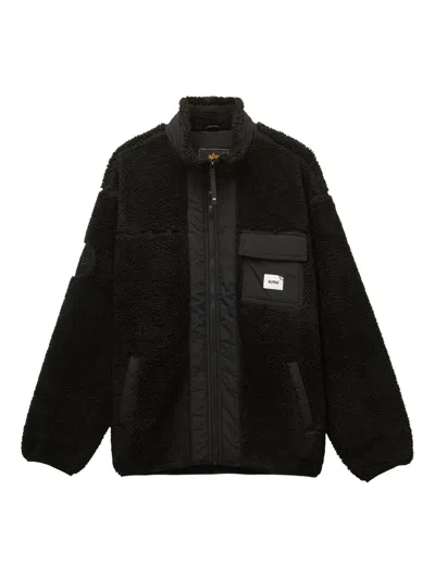 Alpha Industries Patch-pocket Jacket In Black