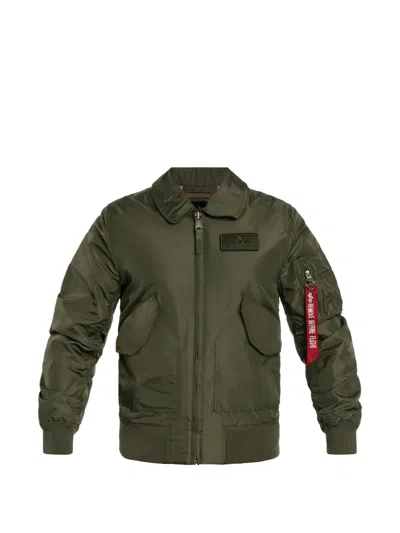 Alpha Industries Patch Pocket Jacket In Green
