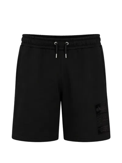 Alpha Industries Patch Shorts In Black