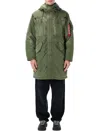 Alpha Industries Studio Field Parka Coat In Green