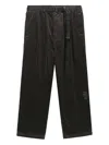 Alpha Industries Pleated Corduroy Trousers In Black