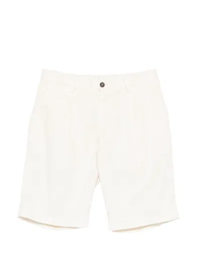 Alpha Industries Pleated-design Shorts In White