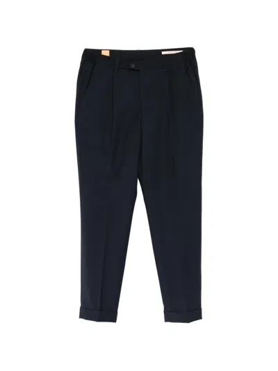 Alpha Industries Pleated-design Trousers In Blue