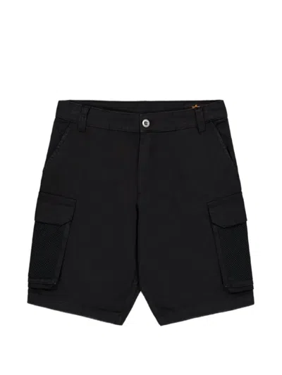 Alpha Industries Pockets Shorts In Black