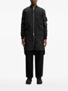 Alpha Industries Quilted-pattern Coat In Black