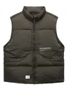 Alpha Industries Quilted-puffer Vest In Green