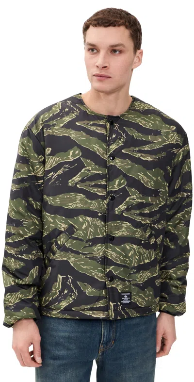 Alpha Industries Reed Relaxed Liner Jacket Tiger Camo In Green