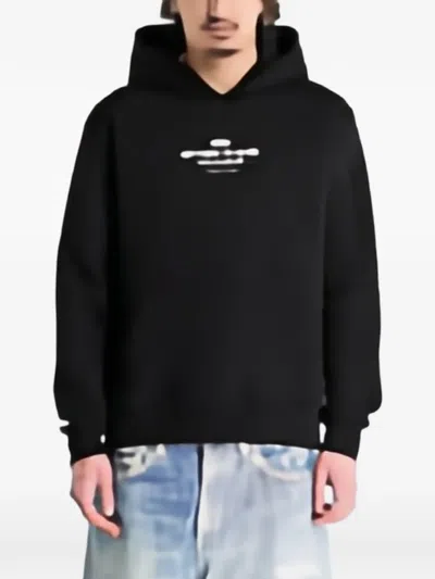 Alpha Industries Return To Base Graphic-print Hoodie In Black