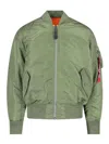 Alpha Industries Ma-1 Reversible Jacket In Green