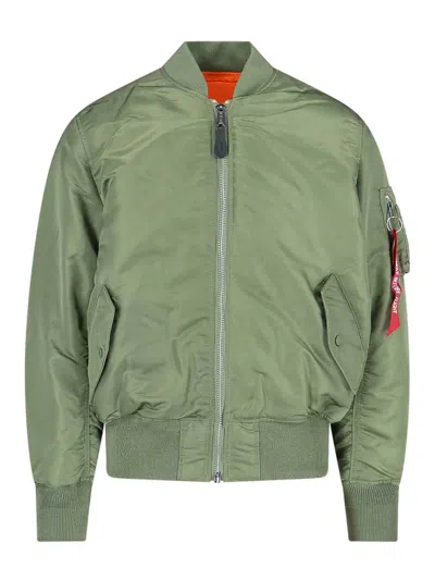 Alpha Industries Reversible Jacket In Green