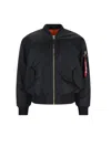 Alpha Industries Bomber Reversibile Ma-1 Heritage In Black