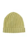 Alpha Industries Ribbed Beanie Hat In Green