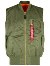 Alpha Industries Men S Ma-1 Heritage Vest Sage In Green