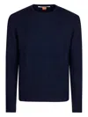 Alpha Industries Ribbed Wool Sweater In Blue