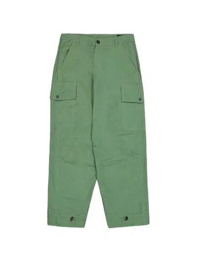 Alpha Industries Ripstop Cargo-pockets Trousers In Green