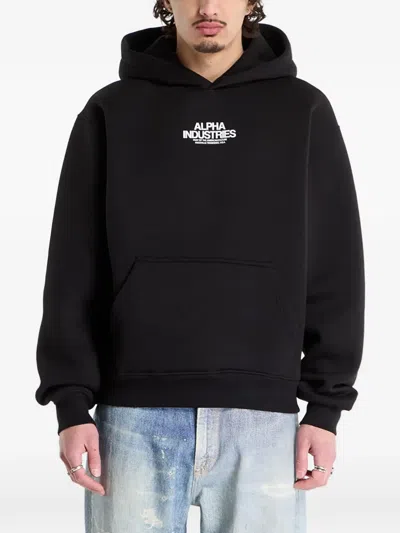 Alpha Industries Scorpion Cyborg Hoodie In Black