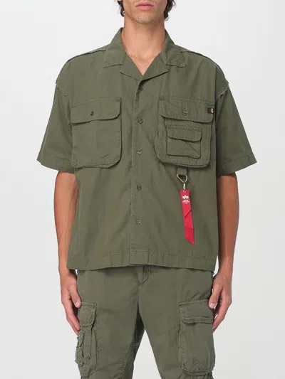 Alpha Industries Hemd  Herren Farbe Grün In Green