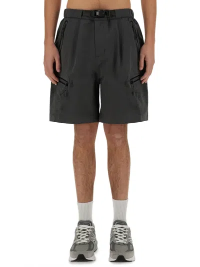 Alpha Industries Laser Cut Polyester Bermuda Shorts In Multi