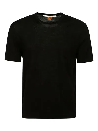 Alpha Industries Short-sleeve Crew-neck T-shirt In Black